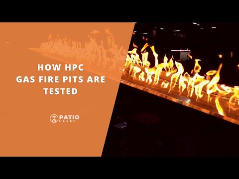 HPC 35-Inch Aluminum Gas Fire Bowl with On/Off Ignition and Standard Burner