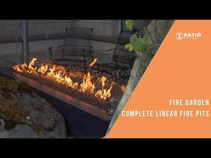 fire garden complete linear fire pit video