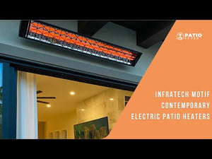 infratech motif contemporary electric patio heater video