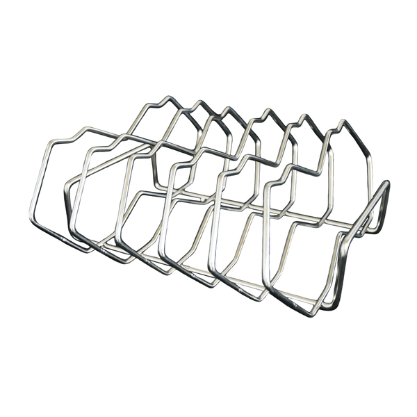 Primo 5-Slot Rib Rack for Oval LG 300/XL 400 Kamado Grill - Patio Fever