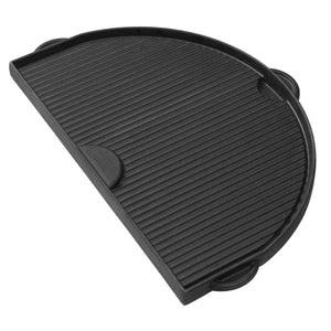 Primo Cast Iron Griddle with Grooved Sides for Oval LG/XL Charcoal Grill