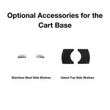 Primo Oval Ceramic Kamado Grill Optional Shelves for Cart