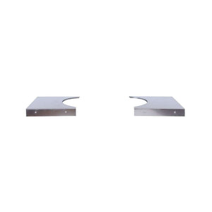 Primo Stainless Steel Side Shelves for Oval LG/XL Cart Base