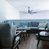 Schwank MonsterFans Style Series Hospitality HVLS Industrial Fan with Controls - close-up view