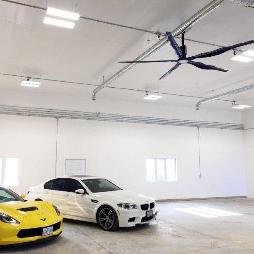 Schwank MonsterFans Style Series Hospitality HVLS Industrial Fan with Controls