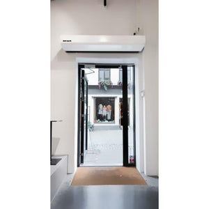 Schwank Select10 Wall-Mounted Air Curtain above an entrance