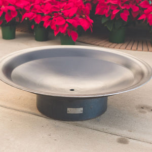 seasons fire pits flare steel fire pit's sleek and clean bowl