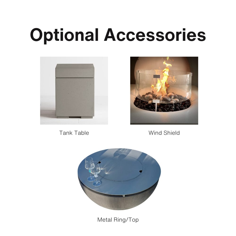 optional accessories - angle view