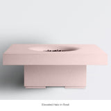 Elevated Halo in Rose - angle view