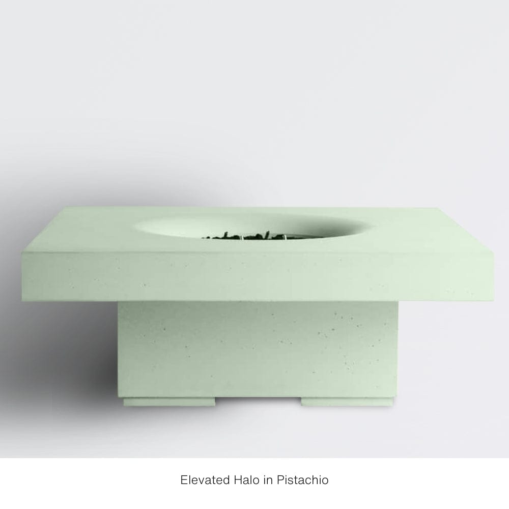 Elevated Halo in Pistachio - angle view