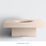 Elevated Halo in Linen - angle view