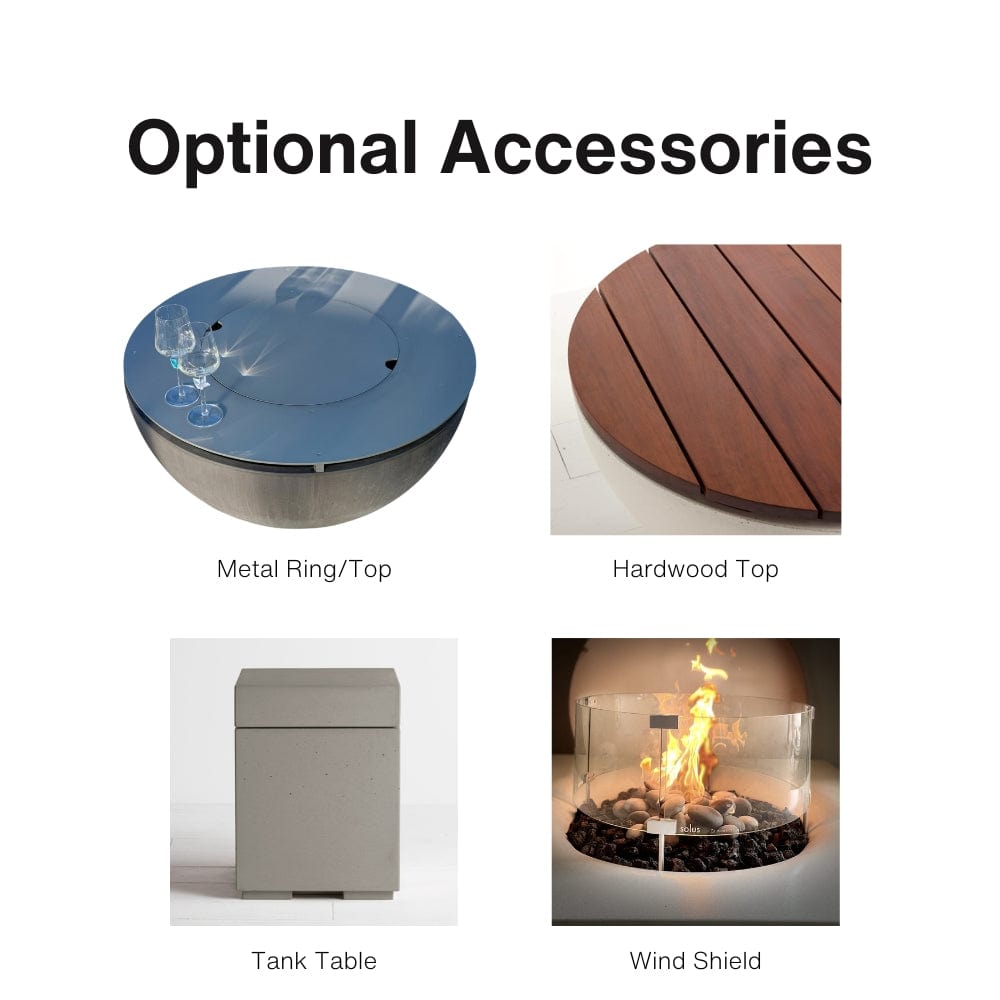 optional accessories - angle view