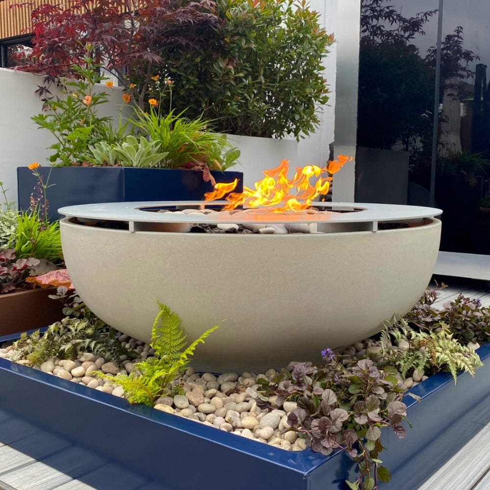 solus luna 42-inch round gas fire pit