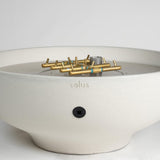 solus luna 42 gas fire pit brass burner