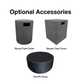 Stonelum Manhattan 04 Fire Pit Table Optional Accessories