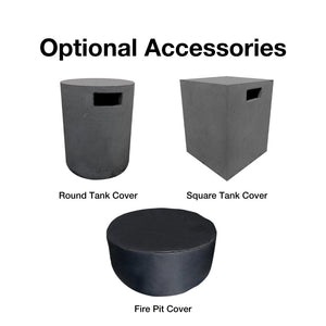 Stonelum Manhattan 04 Fire Pit Table Optional Accessories