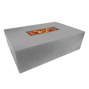 Stonelum Manhattan 04 Fire Pit Table in Concrete Grey