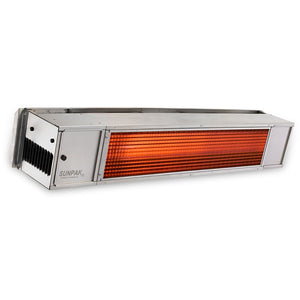 Sunpak Classic S25 Stainless Steel Infrared Gas Heater Angled