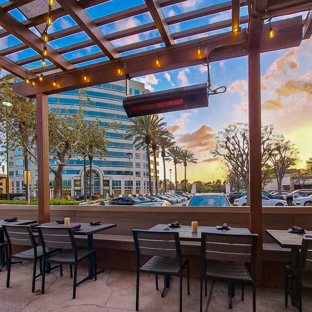 SunStar Glass Wall/Ceiling Mounted 2-Stage Infrared Gas Heater N10 MGL1560