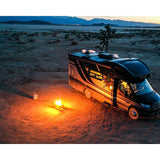 Top Fires The Overlander 20-Inch Portable Gas Grill at a roadtrip