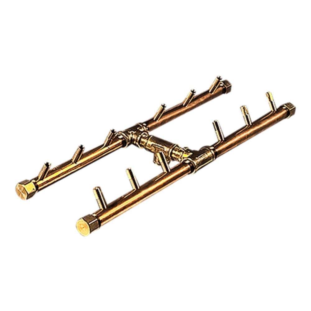 Warming Trends CFBH120 H-Style CROSSFIRE™ 18&quot; Brass Gas Burner