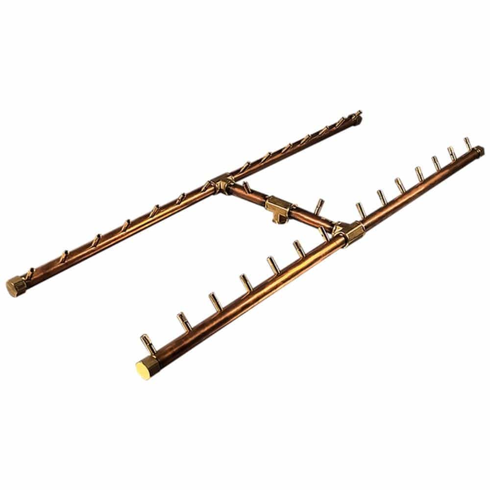 Warming Trends CFBH300 H-Style CROSSFIRE 42&quot; Brass Gas Burner