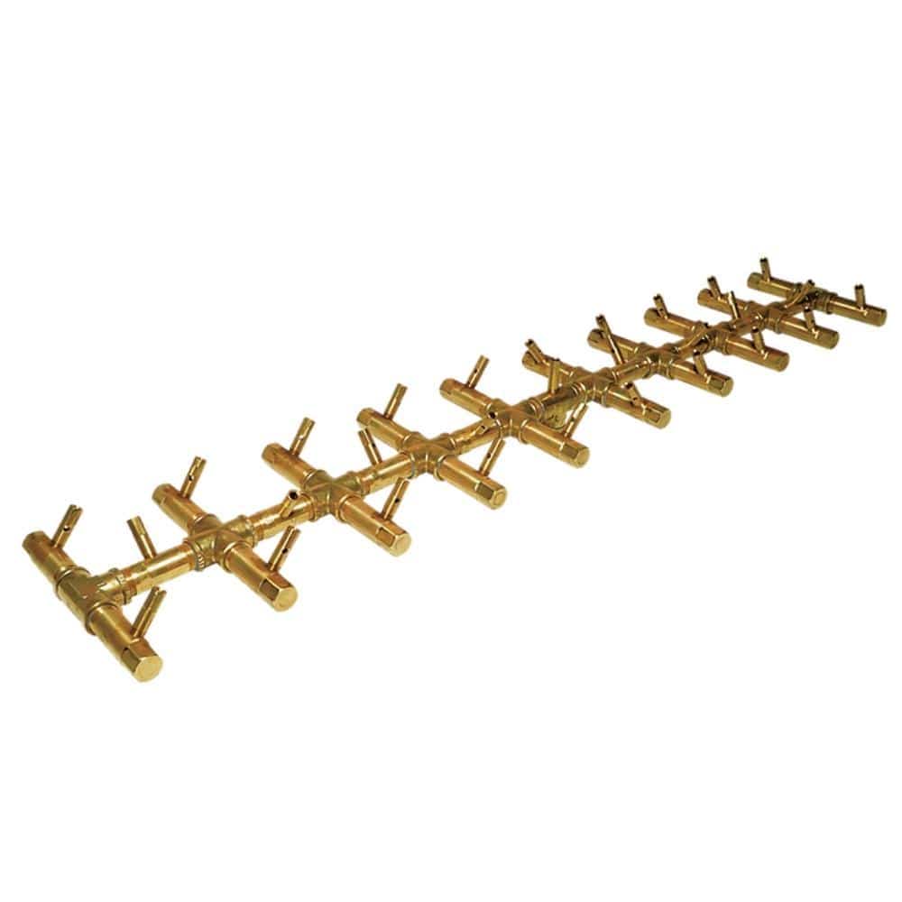 Warming Trends CFBT290 Tree-Style CROSSFIRE™ 38&quot; Brass Gas Burner