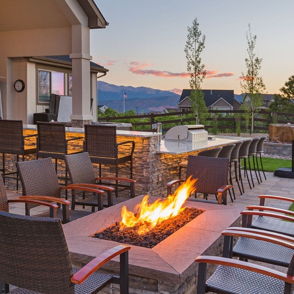 Warming Trends CFBT290 Tree-Style CROSSFIRE™ 38" Brass Gas Burner