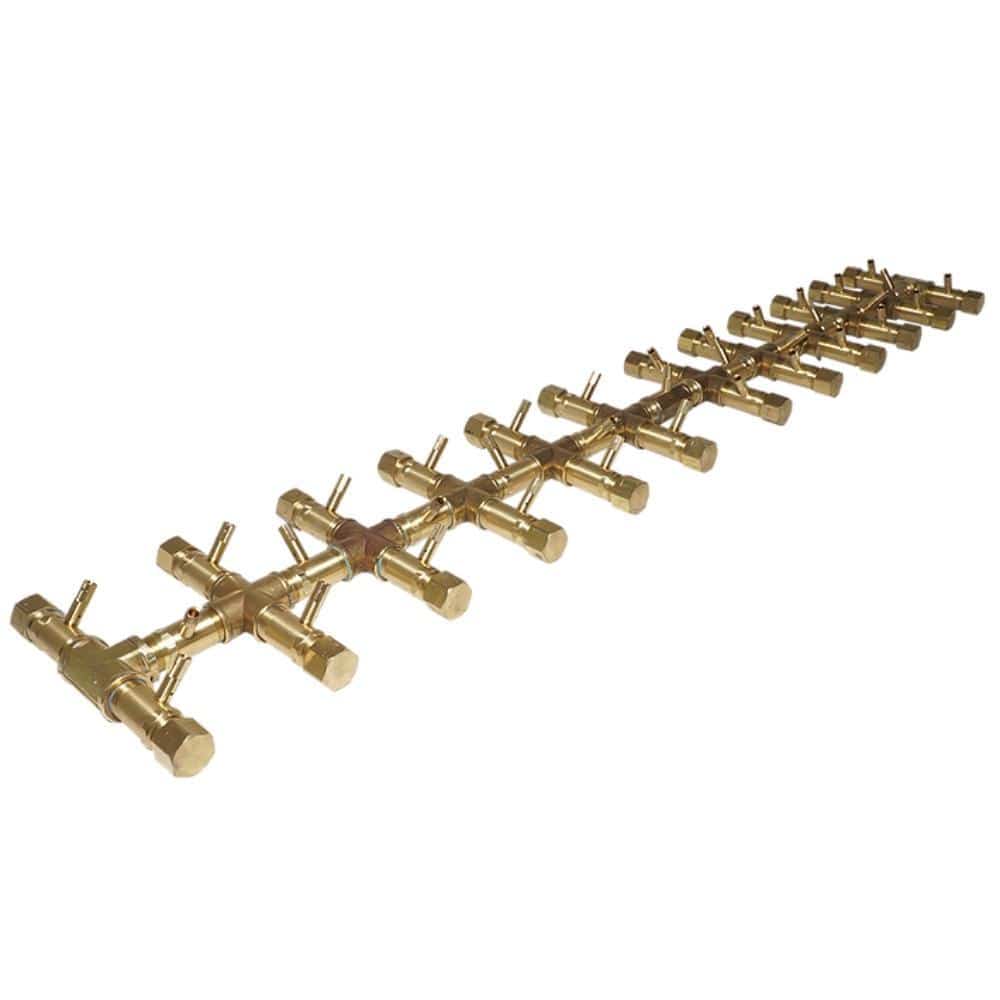 Warming Trends CFBT350 Tree-Style CROSSFIRE™ 52&quot; Brass Gas Burner