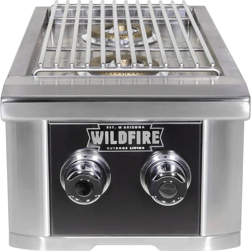 Wildfire Double Side Burner in Black