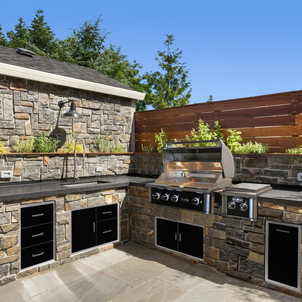 Wildfire Ranch PRO 36-Inch 3-Burner Built-In Gas Grill Island