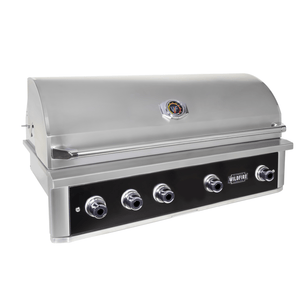 Wildfire Ranch PRO 42-Inch 4-Burner Built-In Gas Grill Angled View