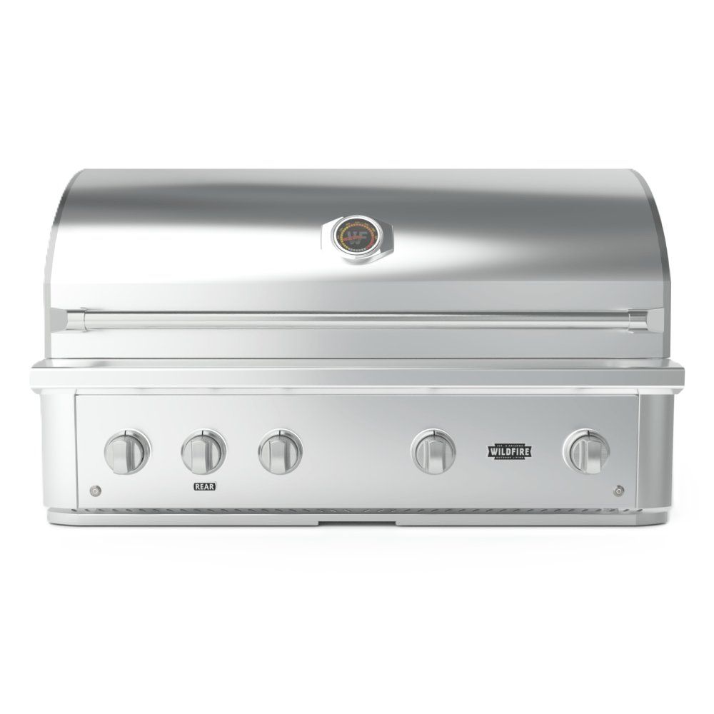 Wildfire Ranch PRO 42-Inch 4-Burner Built-In Gas Grill in Stainless Steel