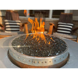 Wine Barrel Dude Black Fire Glass