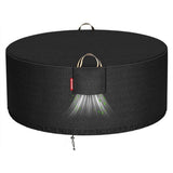 Wine Barrel Dude Cover for Coffee Table and Custom Height Gas Fire Pits