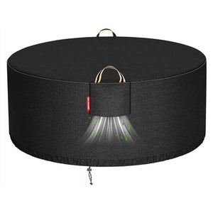 Wine Barrel Dude Cover for Coffee Table and Custom Height Gas Fire Pits
