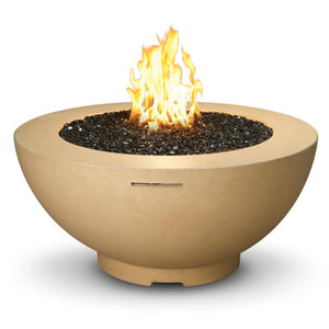 American Fyre Designs 48" Fire Bowl Free Standing Outdoor Gas Fire Pit