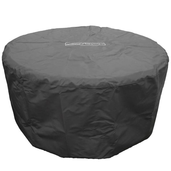 American Fyre Designs 48-Inch Round GFRC Gas Fire Bowl - lifestyle view