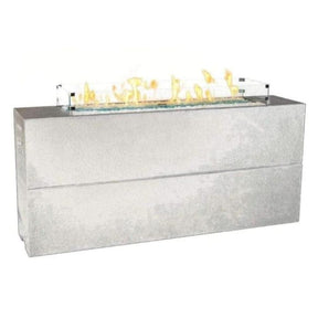 American Fyre Designs Milan 72-Inch Fire Pit in White Aspen