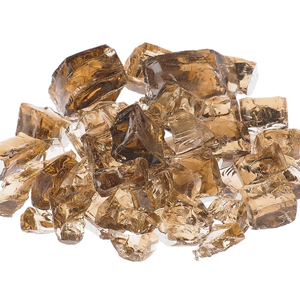 Athena 1/2″ Reflective Fire Glass Terra Copper