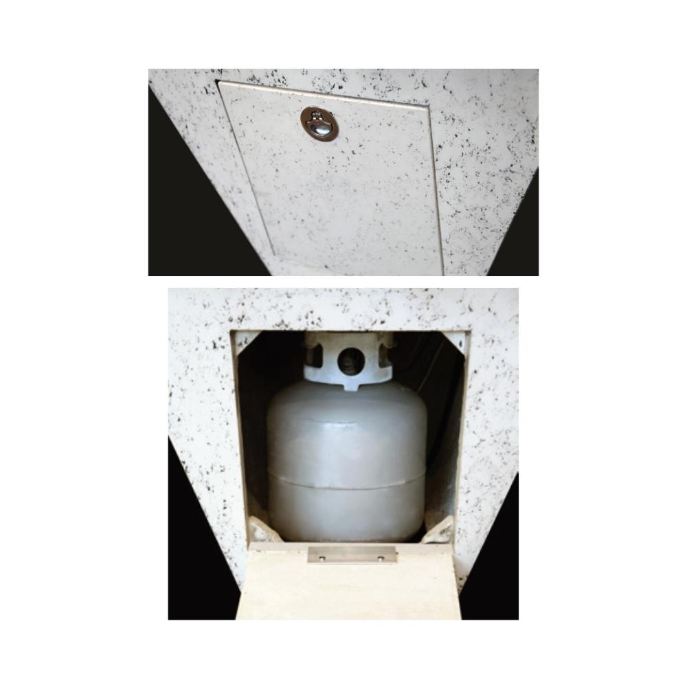Access Door for Propane Tank