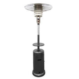 AZ Patio Heaters Hiland Hammered Silver Propane Patio Heater with Table