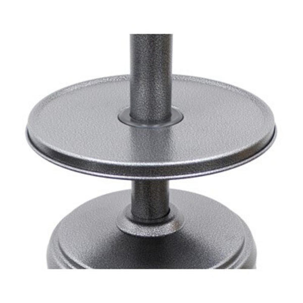 AZ Patio Heaters Hiland Hammered Silver Propane Patio Heater Table
