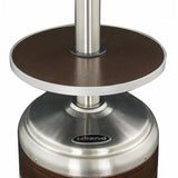 Adjustable Two-Tone Stainless Steel Banded Table
