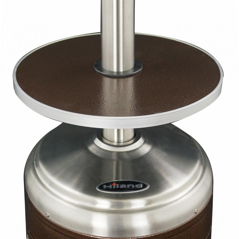 Adjustable Two-Tone Stainless Steel Banded Table