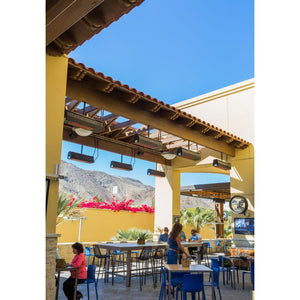 BistroSchwank Black Ceiling Mounted Gas Patio Heaters at Whole Foods
