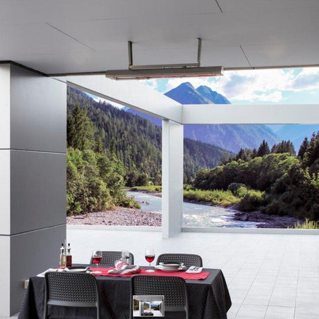 Bromic Cobalt Smart-Heat Ceiling Mounted Electric Heater in Outdoor Covered Area