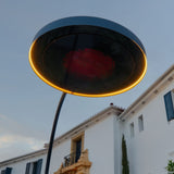 close up on bromic eclipse smart-heat electric patio heater head