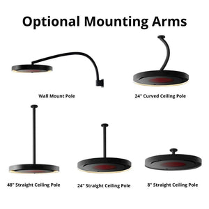 bromic eclipse ceiling mounted heater mounting arms