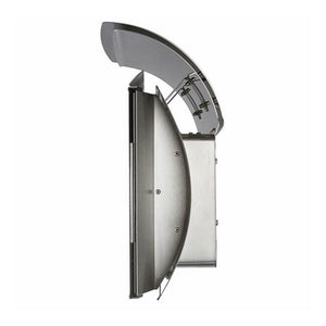 Bromic Heat Deflector for Platinum Smart-Heat™ Gas Heaters Side View